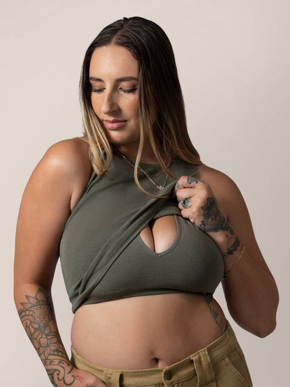 Sublime® Bamboo Maternity & Nursing Longline Bra