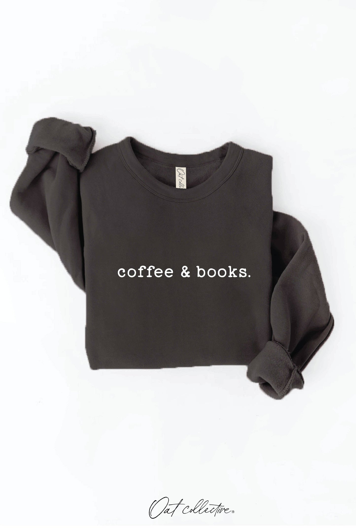 Coffee & Books Crewneck Sweatshirt