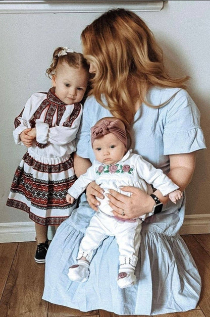 Nursing Dress With Pockets | Bell Sleeve | Periwinkle