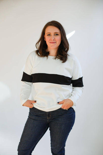 Dual Zip BFF Breastfeeding Long Sleeve | Lightweight Sweatshirt