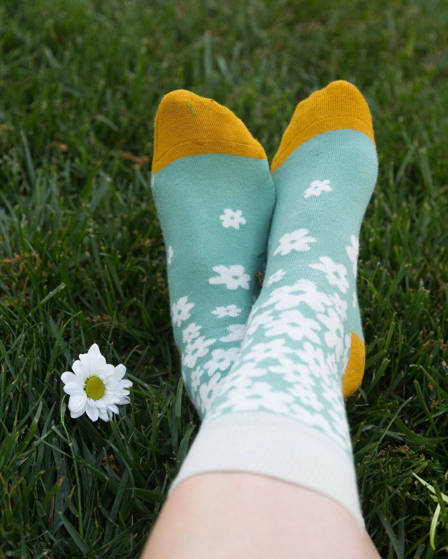 Flower Power Men's + Women's Organic Socks