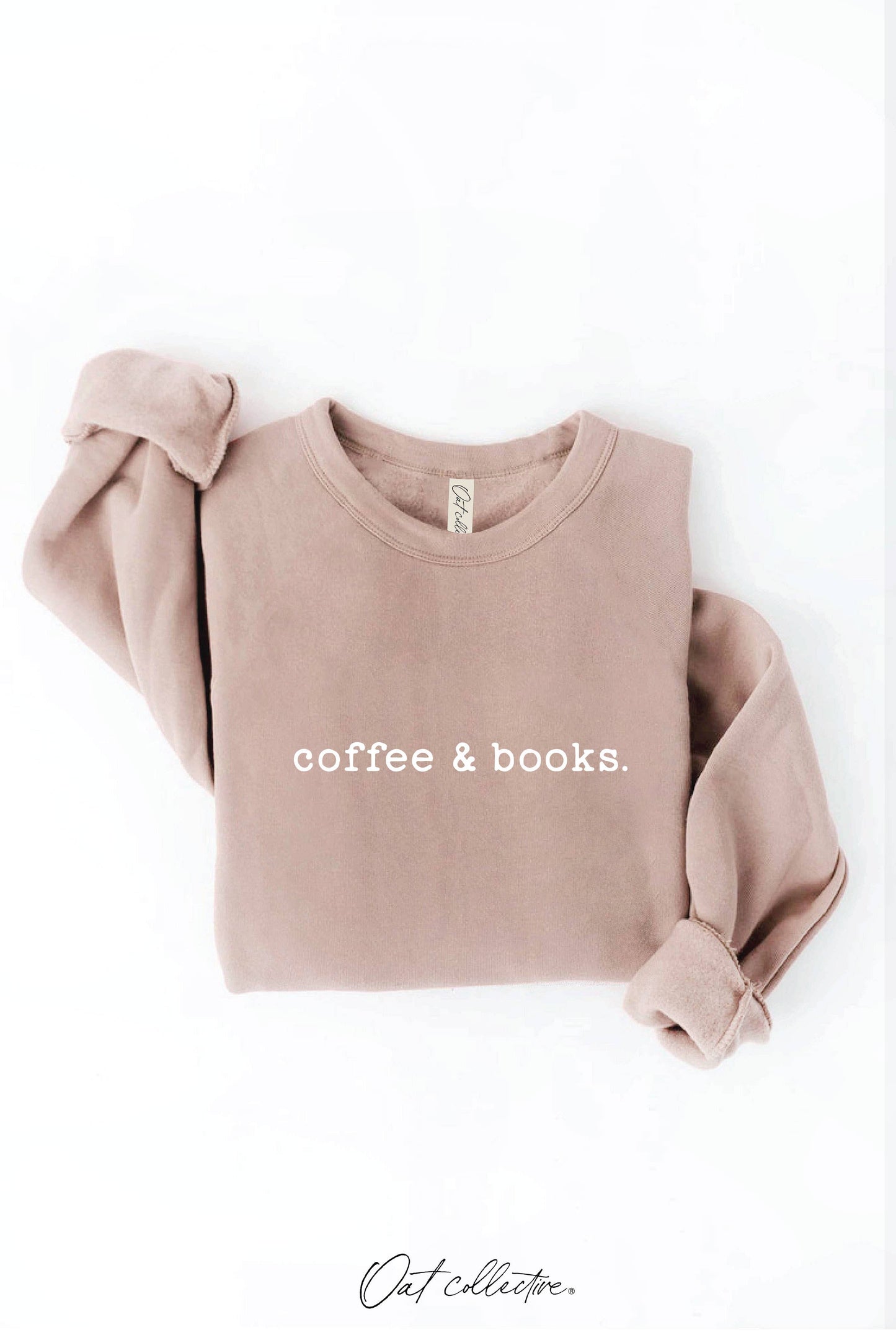 Coffee & Books Crewneck Sweatshirt