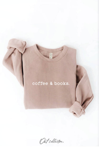 Coffee & Books Crewneck Sweatshirt