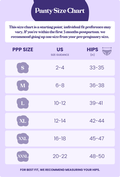 High Waist Postpartum Panty | Full Coverage Comfort