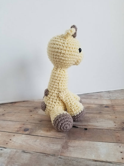 Baby Giraffe Crochet Mini Plush Stuffed Animal Toy