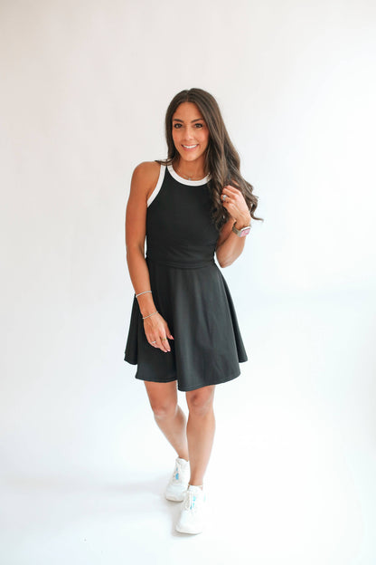 The Courtside Nursing Tennis Dress | Breastfeeding Friendly