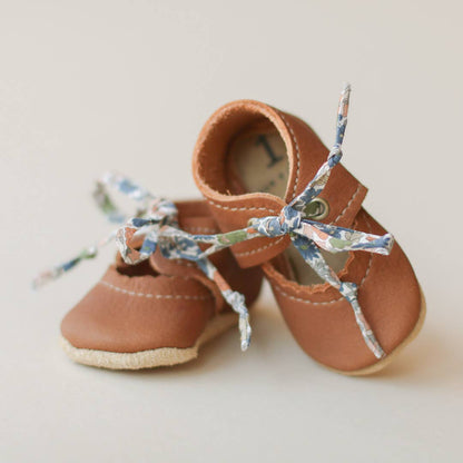 Tie Baby Mary Jane Shoes | Walnut
