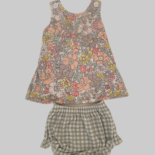 Pre-Loved Baby Dress & Bloomers | 9M