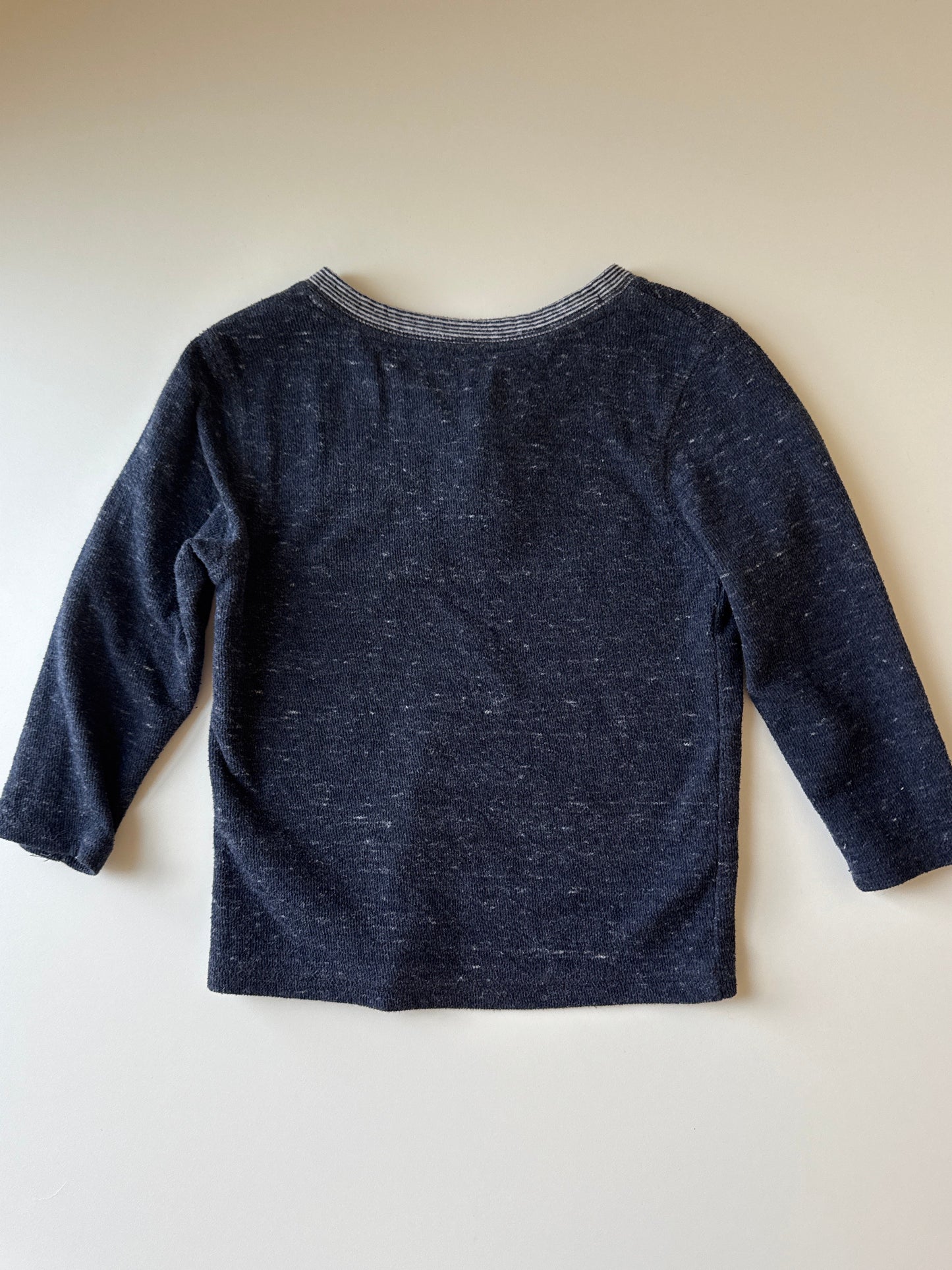 Blue w/Stripes Long Sleeve Shirt | 3T