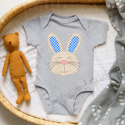 Bunny Baby Bodysuit | Blue