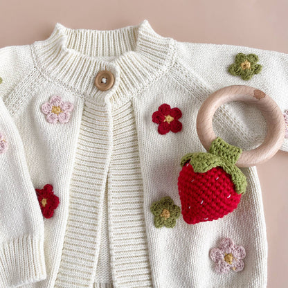 Cotton Flower Cardigan Baby & Toddler Sweater