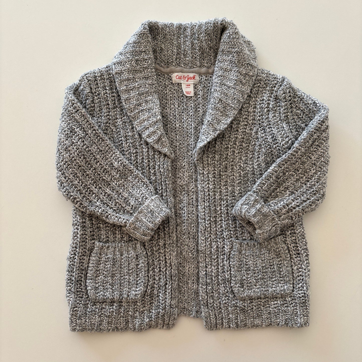 Pre-Loved Cardigan | Gray Sparkle