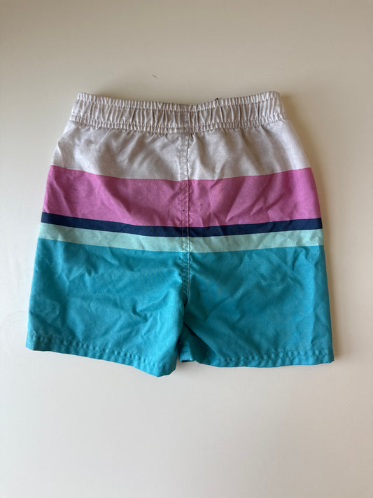 Striped Swim Trunks