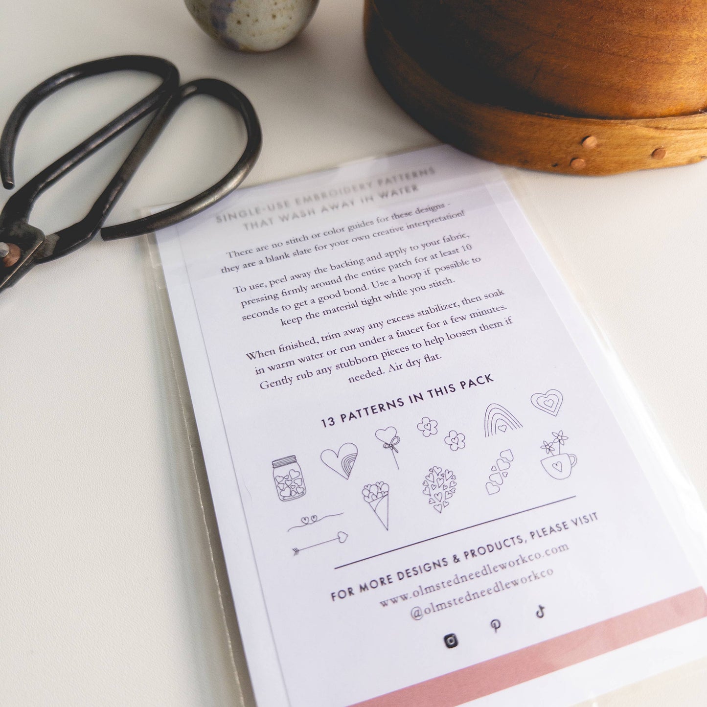 Stick & Stitch Embroidery Patterns |Hearts