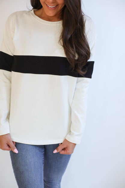 Dual Zip BFF Breastfeeding Long Sleeve | Lightweight Sweatshirt