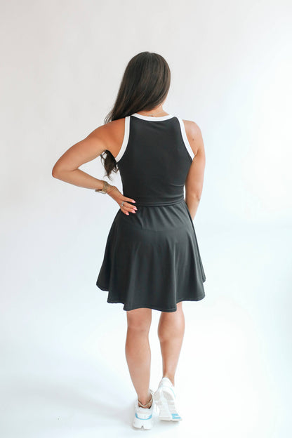 The Courtside Nursing Tennis Dress | Breastfeeding Friendly