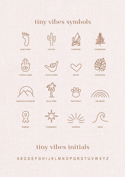 Tiny Vibes Necklace - Heart or Rainbow