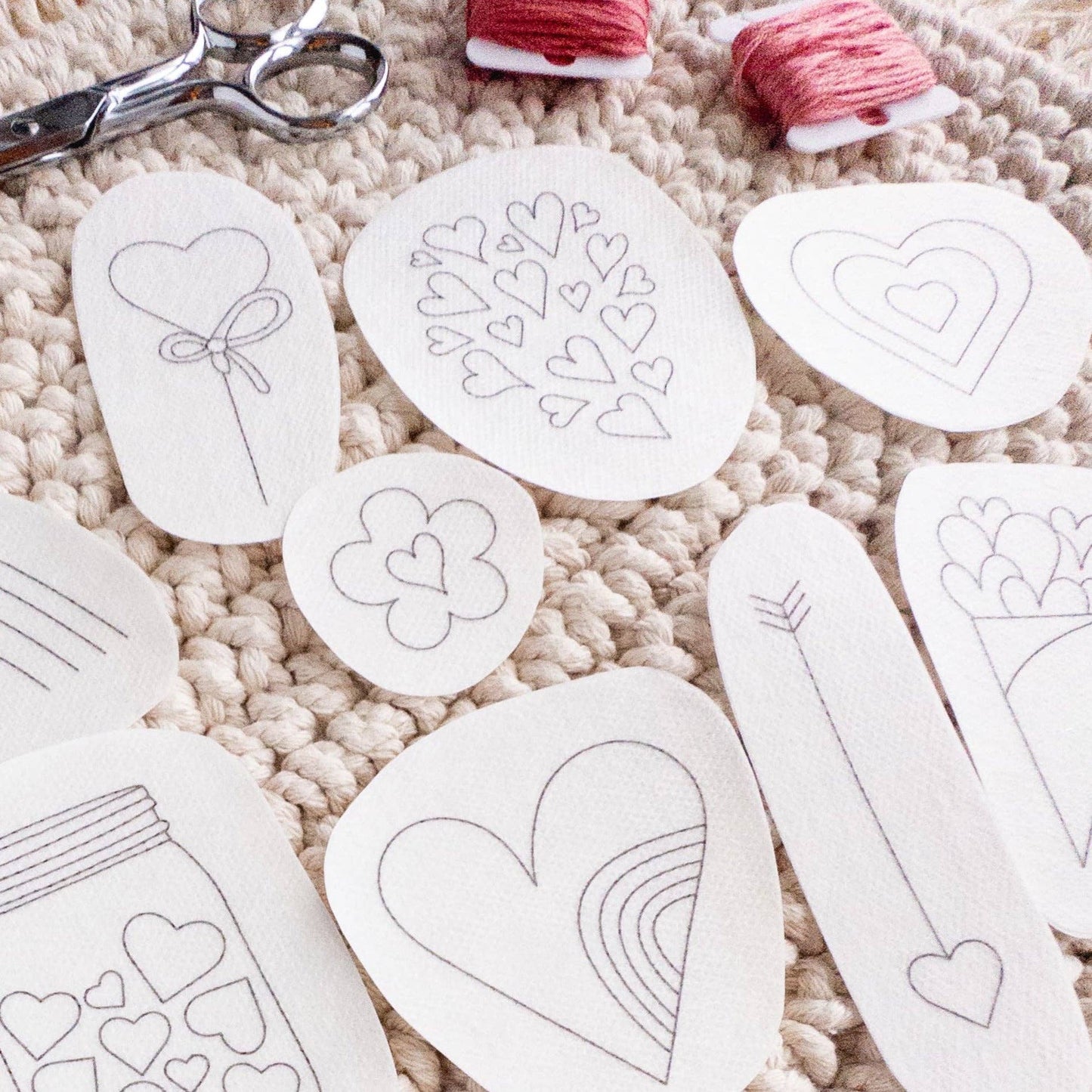 Stick & Stitch Embroidery Patterns |Hearts