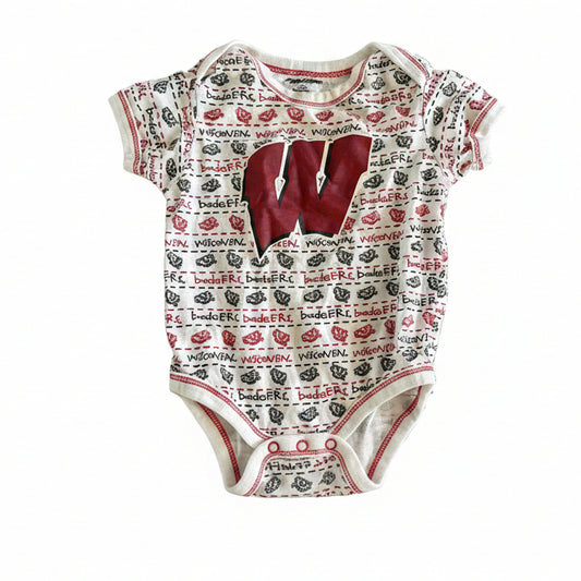 Wisconsin Badgers Baby Bodysuit, 12M (Pre-Loved)