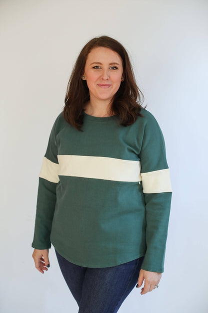 Dual Zip BFF Breastfeeding Long Sleeve | Lightweight Sweatshirt