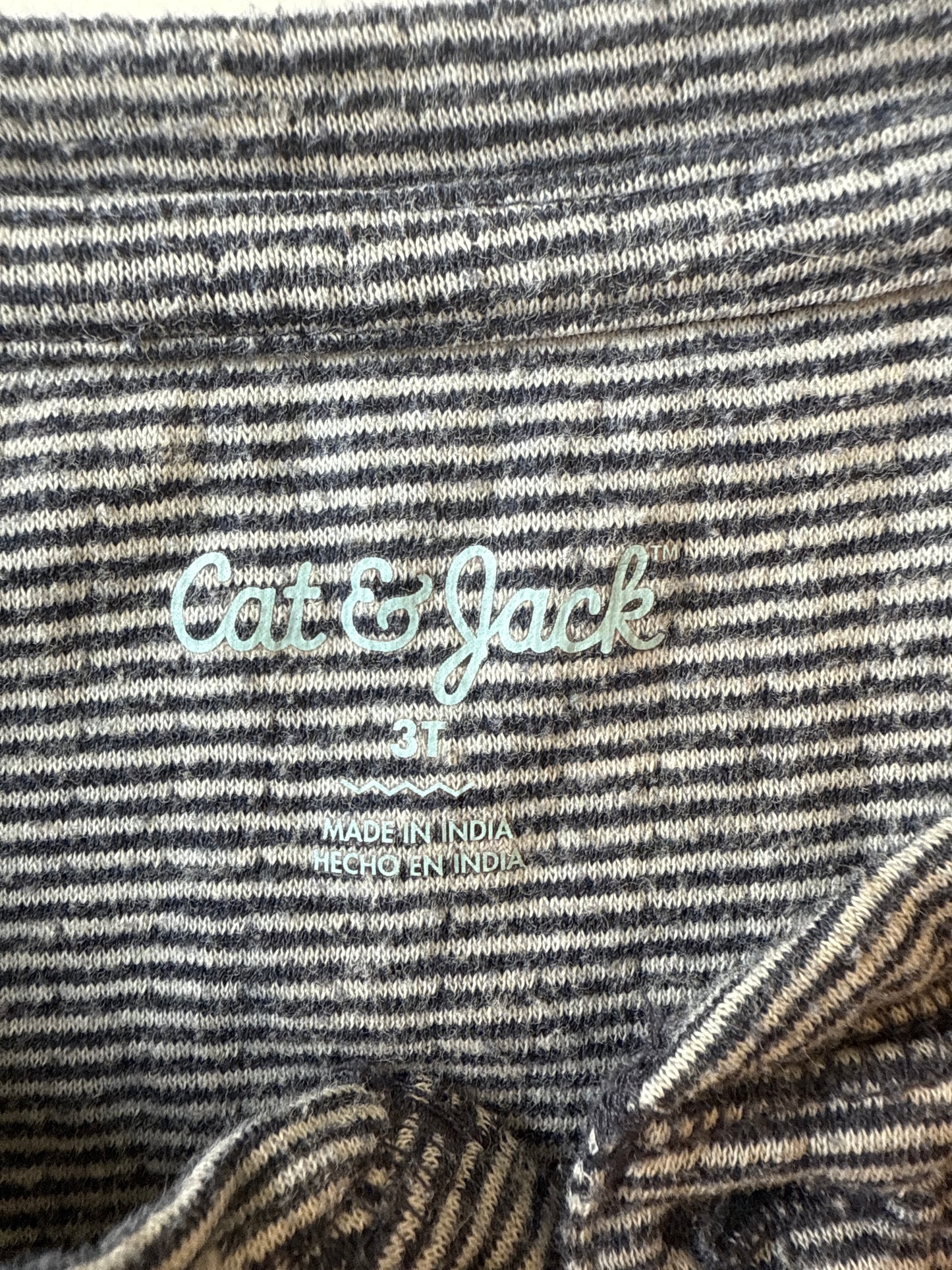 Blue w/Stripes Long Sleeve Shirt | 3T