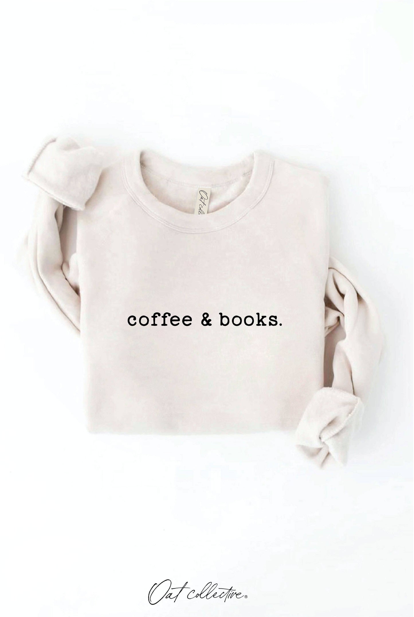 Coffee & Books Crewneck Sweatshirt