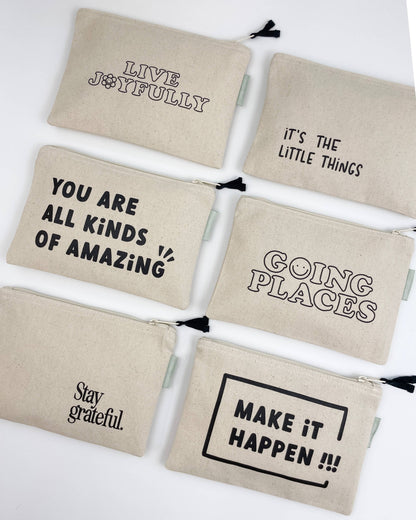 It's the Little Things | Small Zipper Pouch