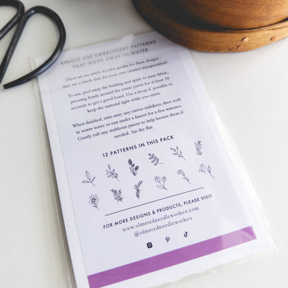 Stick and Stitch Embroidery Patterns | Wildflower