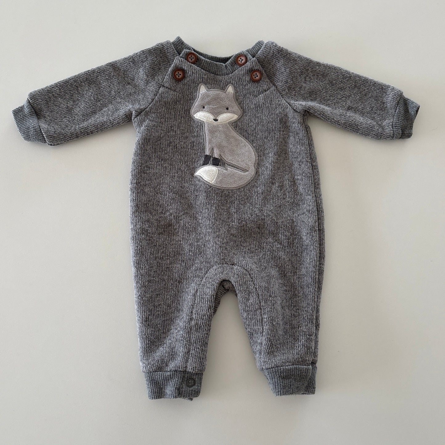 Pre-Loved Newborn Jumpsuit | Fox