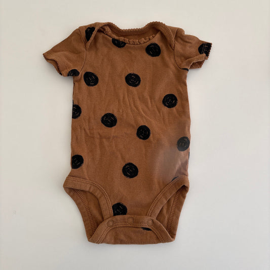 Polka Dot Baby Bodysuit, 3M (Pre-Loved)