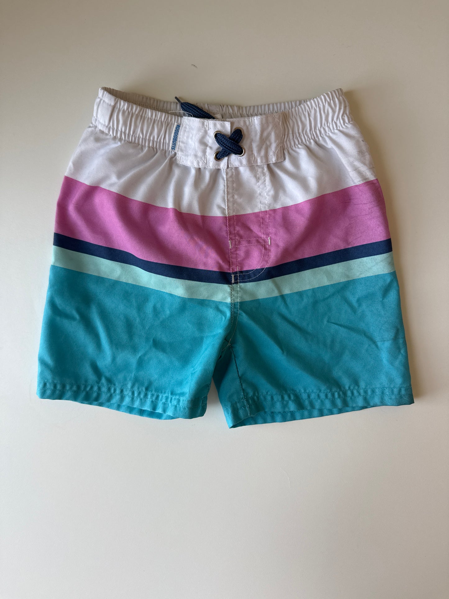 Striped Swim Trunks