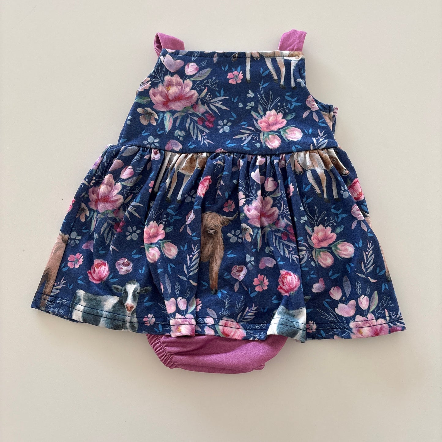 Pre-Loved Bodysuit Dress | Cows