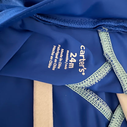 One-Piece Toddler Swimsuit, 24M | Blue | Dinosaur (Pre-Loved)