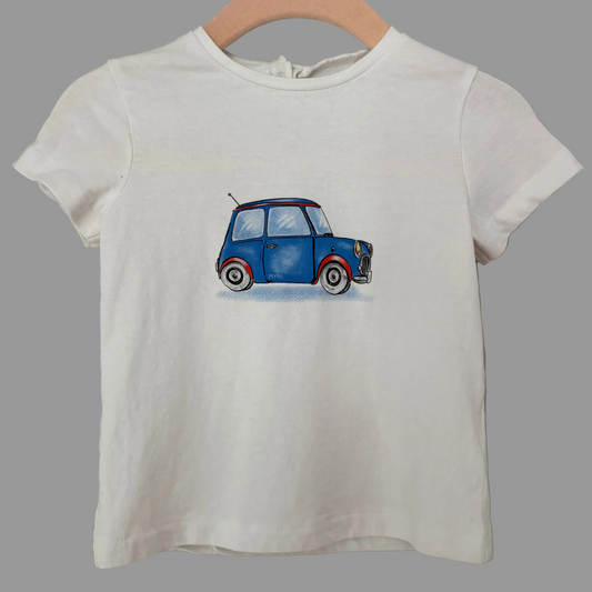 T-Shirt, 12M | Blue Car (Pre-Loved)