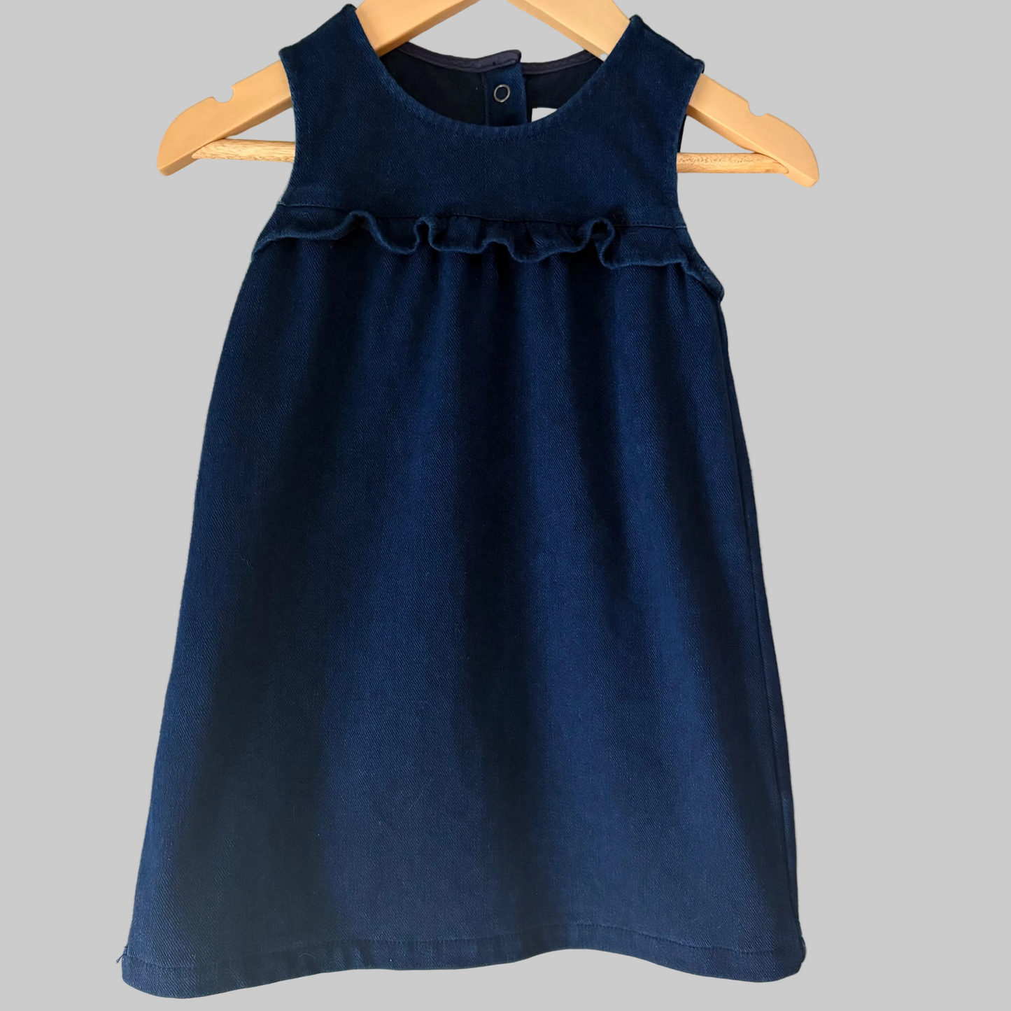 Sleeveless Dress, 24M | Denim (Pre-Loved)
