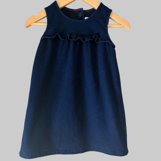 Sleeveless Dress, 24M | Denim (Pre-Loved)