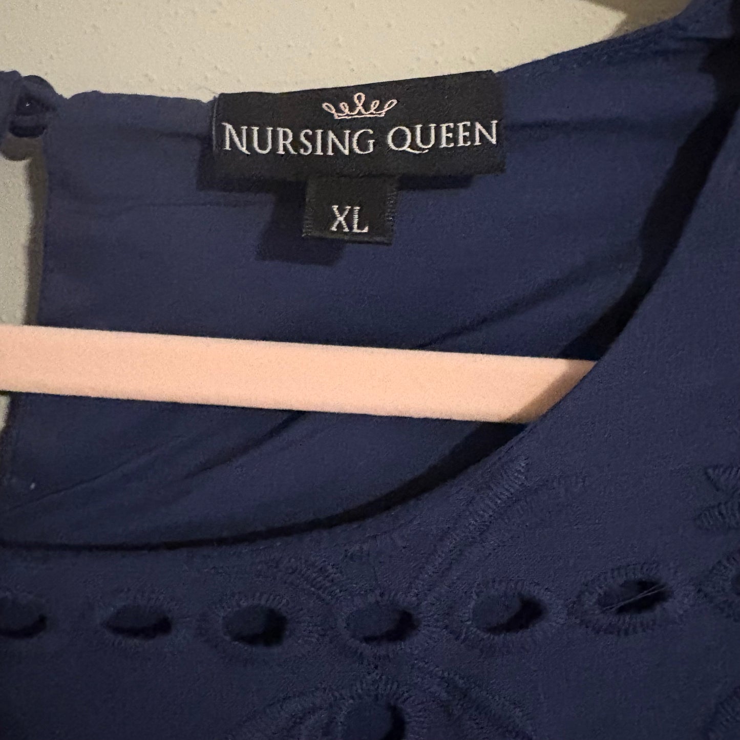 Nursing Dress, XL | Navy (Pre-Loved)