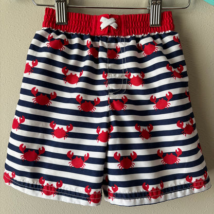 Nautical Crab Swim Trunks, 18M (Pre-Loved)