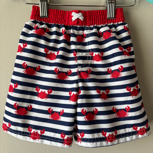 Nautical Crab Swim Trunks, 18M (Pre-Loved)
