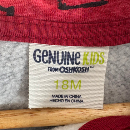 Gray Hooded Sweatshirt, 18M (Pre-Loved)