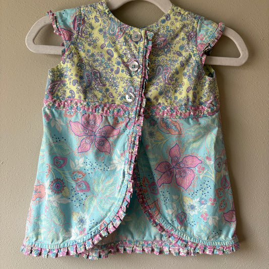 Sleeveless Dress, 6-12M | Paisley (Pre-Loved)