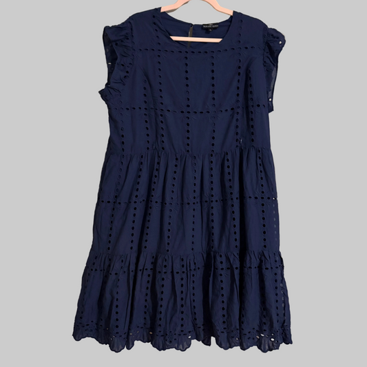 Nursing Dress, XL | Navy (Pre-Loved)