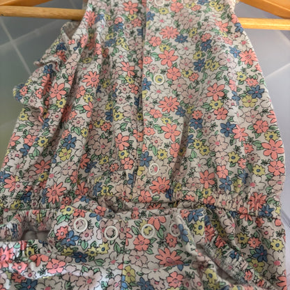 Baby Summer Romper, 12M | Floral (Pre-Loved)