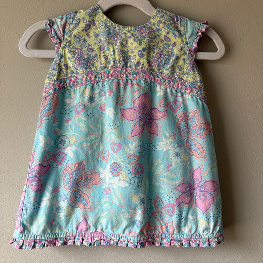 Sleeveless Dress, 6-12M | Paisley (Pre-Loved)
