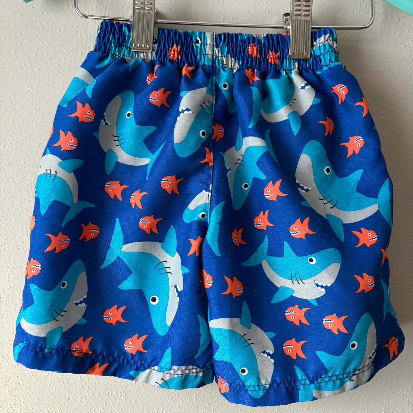 Blue Shark Swim Trunks, 18M (Pre-Loved)