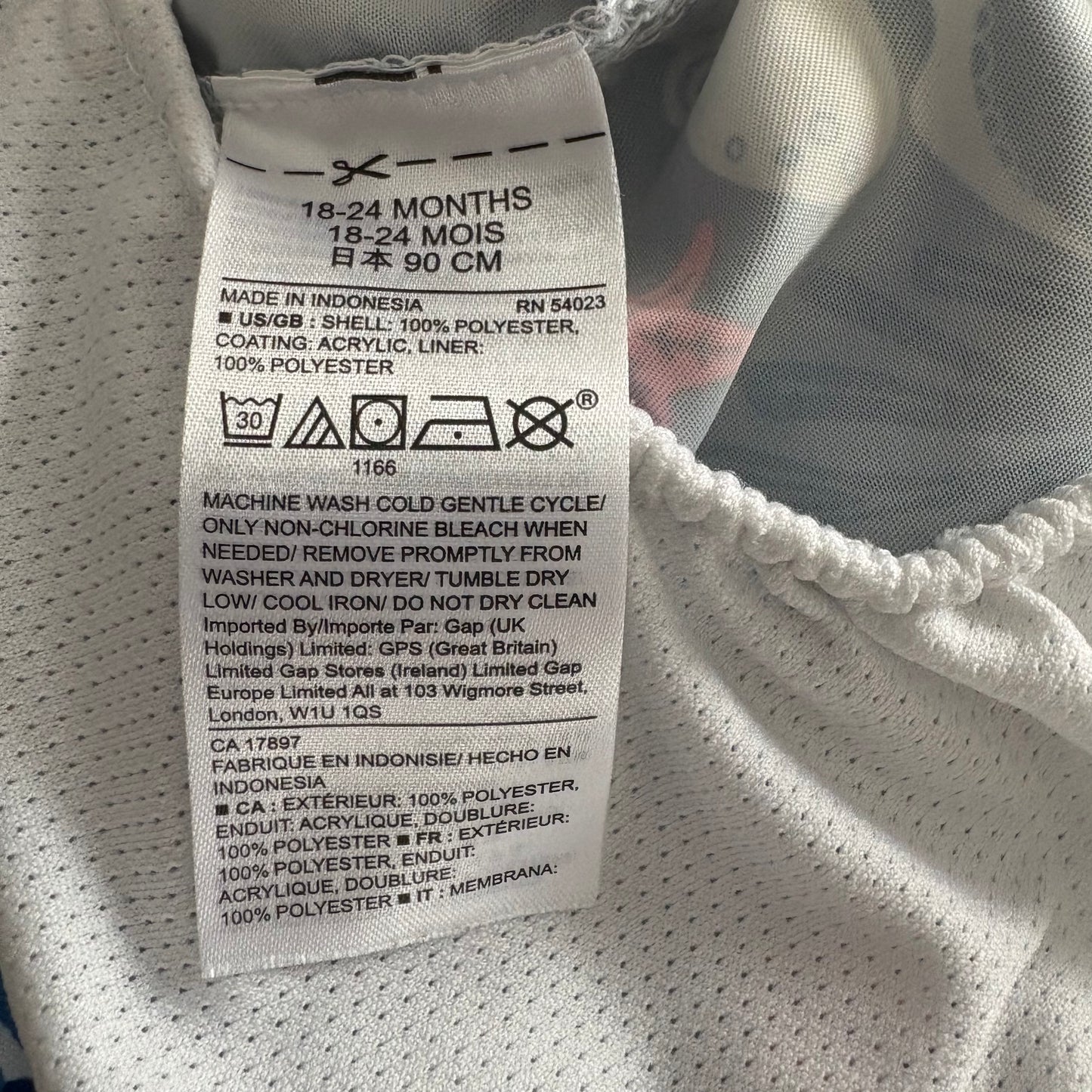 Blue Ocean Animal Swim Trunks, 18-24M (Pre-Loved)