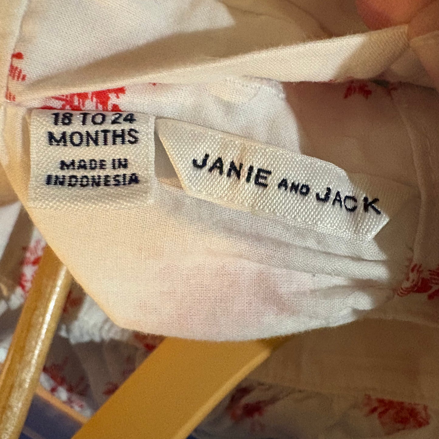 Summer Dress, 18-24M | White, Red & Blue (Pre-Loved)