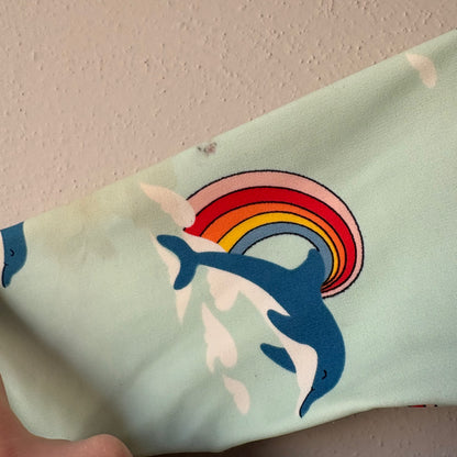 Long Sleeve Swim Shirt, 18-24M | Dolphins & Rainbows (Pre-Loved)