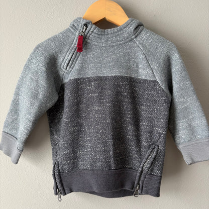 Gray Hooded Sweatshirt, 18M (Pre-Loved)