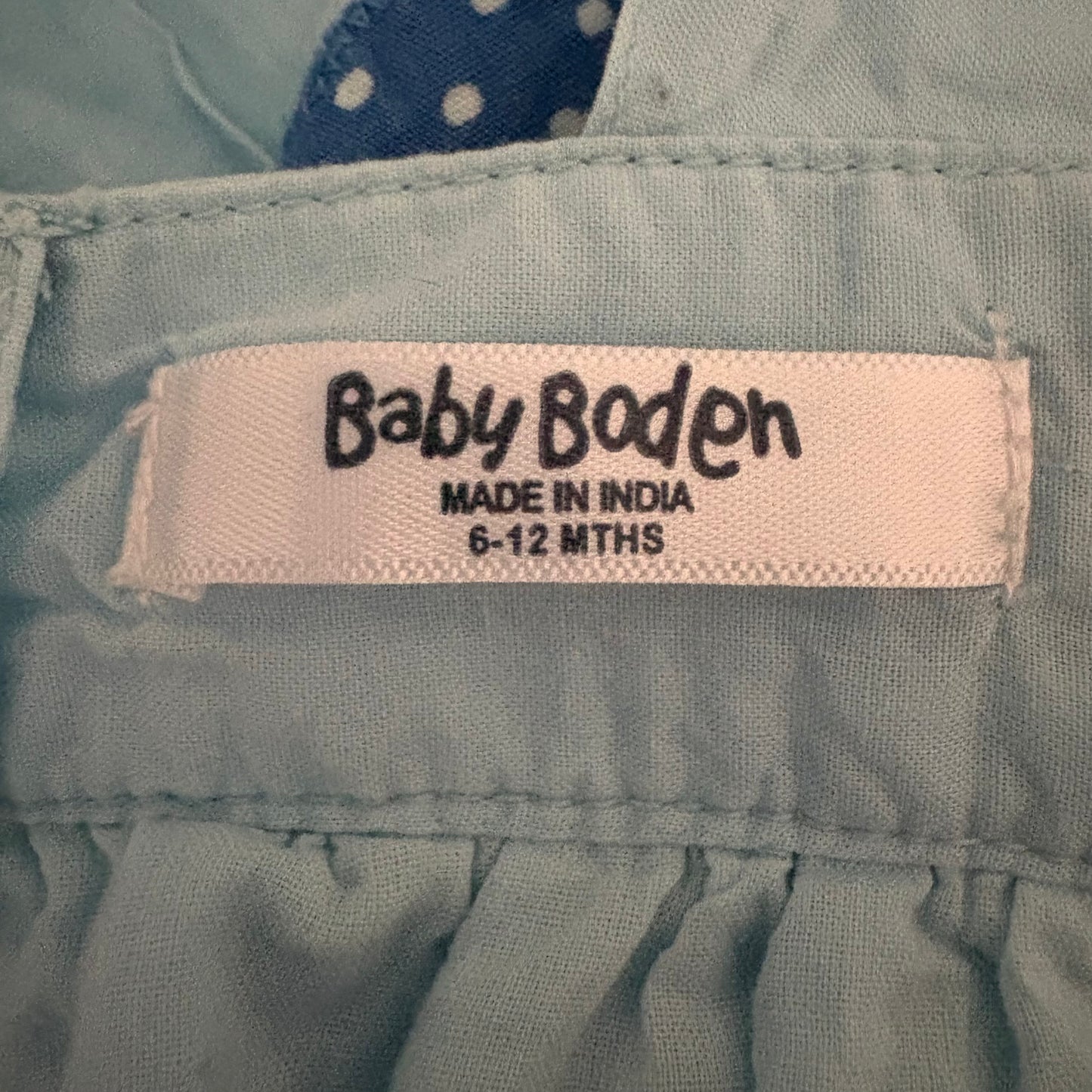 Sun Dress, 6-12M | Light Blue (Pre-Loved)